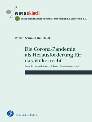 cover image of Die Corona-Pandemie als Herausforderung für das Völkerrecht